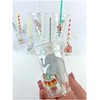 Circus Theme Party Cups with Lids and Straws, 12 Pack,