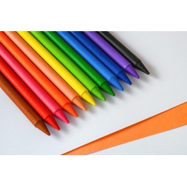 BIC Kids Pastelli Colorati, Plastidecor, Colori Assortiti, Confezione da 12 Pastelli, Colori per Bambini a Casa e a Scuola