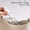 5 Pack Travel Bottles Pump Bottles Dispenser 3.4oz/100ml Plastic Lotion