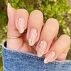 Pink Spring Summer Press on Nails Almond Shape Fake Nails