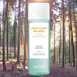 Point&Eye Makeup Eraser Soft Remover Gentle Cleansing Deep Clean All Kill Lip&Eye Remover 1pc 150ml / 포인트앤 눈 화장 지우개 부드러운 리무버 부드러운 클렌징 딥 클린 올킬 립앤아이 리무버 1개 150ml