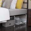 Weehom Metal Bed Frame with Headboard and Footboard Mattress Foundation