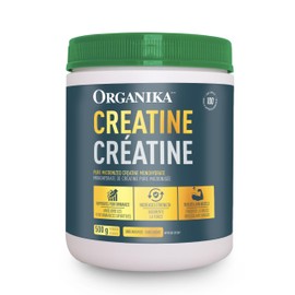 Organika Creatine Powder - Pure Micronized Creatine Monohydrate - Helps Build Lean Muscle, Increase Strength, and Improved Recovery and Performance - 500g