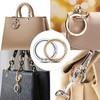YUNYU 24Pack Spring O Rings, 13/16/19/25mm Gold & White Round