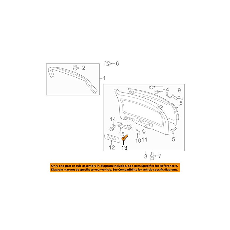 High Mount Lamp Screw