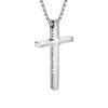 ZAULER Cross Necklace for Men Stainless Steel Inspirational Bible Verse