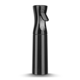 Zuhose Spray Bottle for Hair (10.15OZ /300ML) Continuous Ultra Fine Mist Sprayer for Hair, Salons, Barber, Plants, Skin Care, Cleaning Black