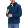 TACVASEN Golf Quarter Zip Pullover Men Sweatershirt Stand Collar Casual