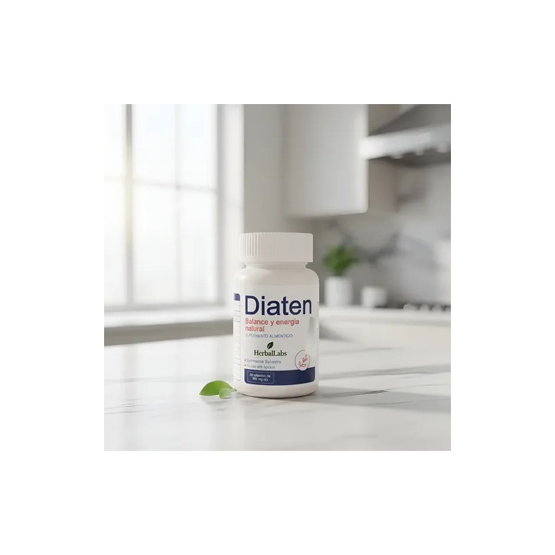 Diaten Gymnema Cápsulas Suplemento Natural En Frasco 10g