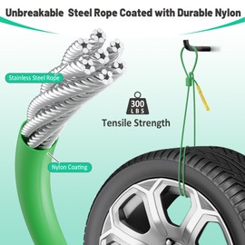 Kelly's Collection 30 Inch Drain Snake Hair Clog Remover, Anti-break Metal Sink Snake Drain Cleaner Tool with Nylon Layer, Drain Hair Removal Tool for Shower, Bathroom Sink Drain Unclog (5 Pack)