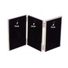 5 x 7-inch Silver Thin Edge TRIPLE PORTRAIT Photo Frames
