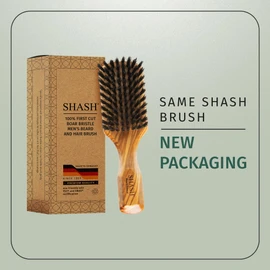 Since 1869 Hand Made in Germany - Robust Craftsman 100% Boar Bristle Hair Brush for Men, Suitable For Thin To Normal Hair, Firm, Naturally Conditions Hair, Improves Texture and Stimulates the Scalp