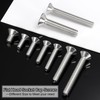 PATIKIL 1/4-20 x 1-1/8" Flat Head Socket Cap Screws, 20