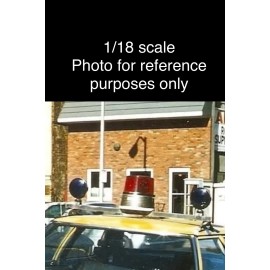 LED Ready Lightbar 1/18 LED Ready Federal Visibar CJ 184 284 Blue Beacon Red Lollipop Police Light