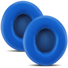 Professional Replacement Ear Pads,Earpads Compatible with Beats Solo 2 & Solo 3 Wireless On-Ear Headphones,Soft Protein Leather,Noise Isolation Memory Foam,Strong Adhesive Tape,2 Pieces