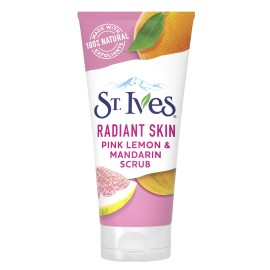 St. Ives St Ives Radiant Skin Pink Lemon Orange Face Scrub 150ml Natural Exfoliant