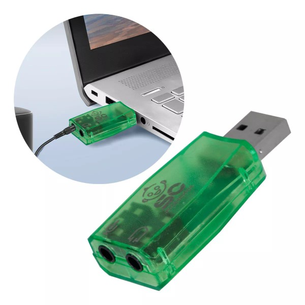 Slim Company Tarjeta De Sonido Usb Audio 5.1 Canales Pc