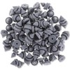 100 Pcs Metal Door Anti Collision Silencer - 1/2 Inch