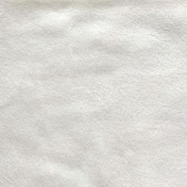 Solid Silent White (Medium Weight) Anti-Pill Fleece Fabric by The Yard