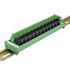 DIN Rail Mount 12 Channel Paddle Switch DC Power Distribution
