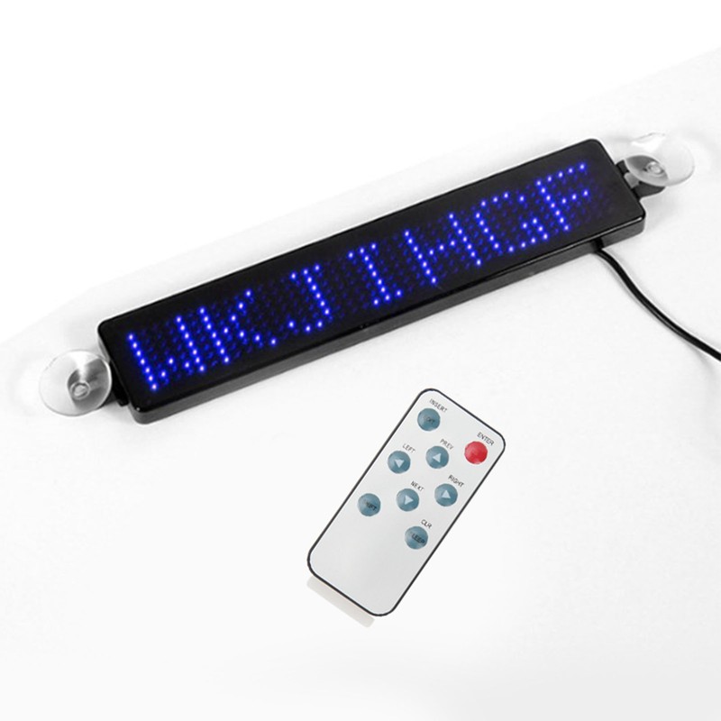 LED Car Sign Remote Control Programmable Advertising LED Sign Screen