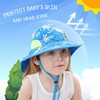 RAOEXI Baby Girl Sun Protection Hat with Neck Flap Toddler