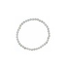 LTC Designs 4 mm Round Jade Stretch Bracelet, 7.5"