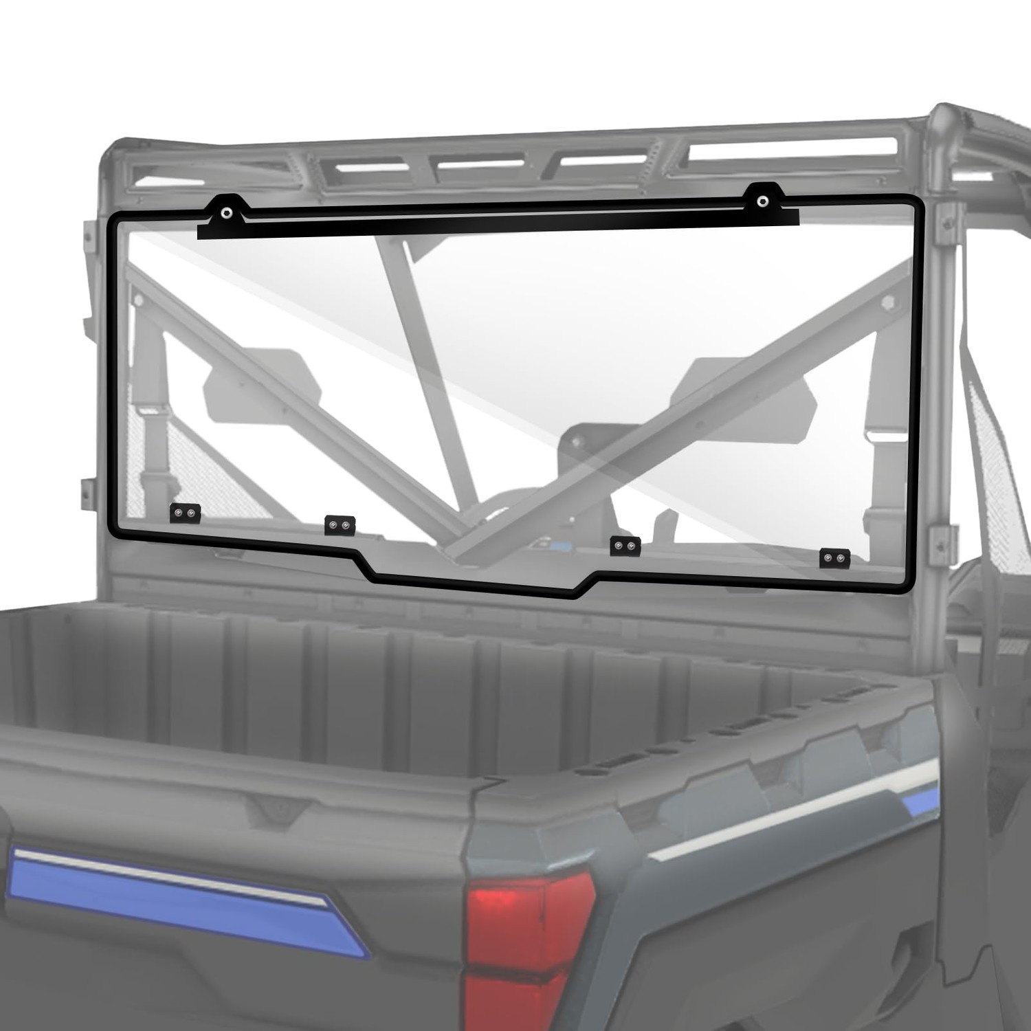 Ranger 1000 Rear Windshield - StarknightMT Upgraded Ranger Rear Window ...