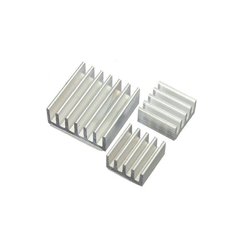 Aihasd Set of 3 Aluminium Heatsinks in Various Sizes for