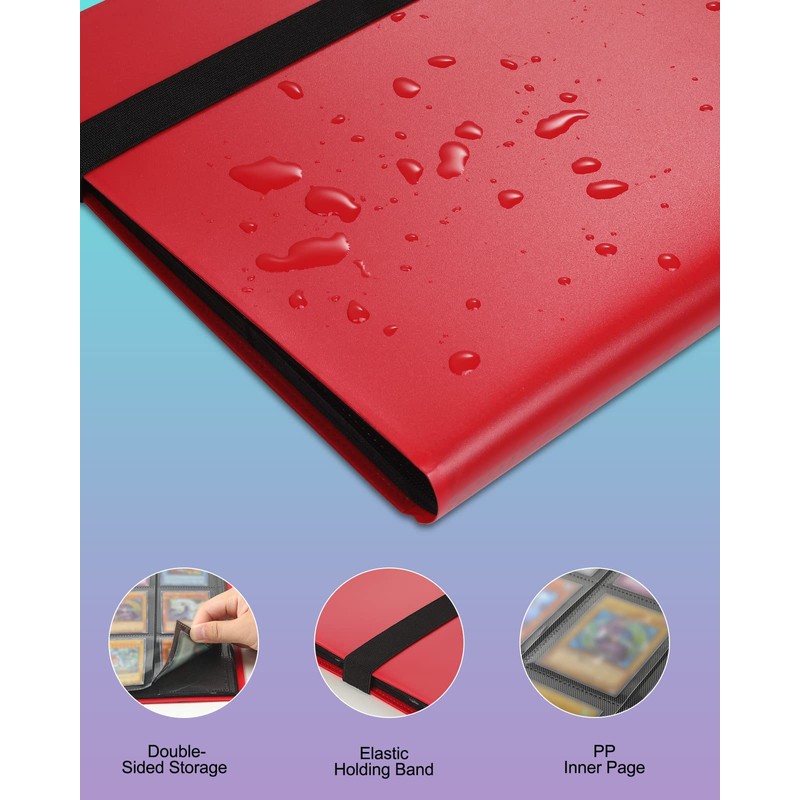 Lictin Trading Cards Album - 396 Side Loading Pocket with