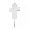 FixtureDisplays Solar Lighted Cross Solar Power Cemetery Cross Grave Memorial