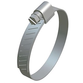 Hose Clips Adjustable Pipe Clamps (Pack of 25) Zinc Plated Worm Flexible Drive Pipes Tube Fuel Lines Clamps Heavy Duty Certified Standard (12mm - 22mm)