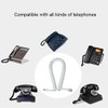 PASOW Telephone Handset Coil Cord Phone Receiver RJ9 Coiled Cable,