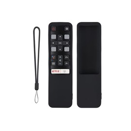 CONTROL EXPERT Funda para Control TCL RC802V Case Silicon Smart TV Protector (Negro)