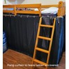 Teanea Full Size Bunk Bed Blackout Curtains Heavy-Duty for Bottom