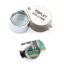 Magnifying Glass Magnifying Glass Magnifying Glass Magnifying Glass Magnifying Glass 20x Magnifying Glass Pendant Jewelry Loupe Pocket Loupe Handheld Magnifier Folding Magnifier Lightweight Appraisal