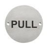 Fire Door Guru® Pull Door Sign - 76mm Disc -