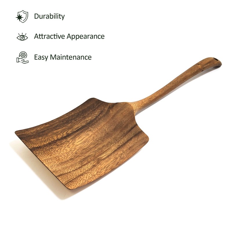 TREE FORK FSC-Certified Natural Weru Wood Kitchen Utensils for Cooking,