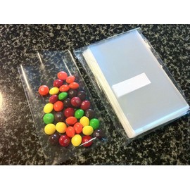 100 Pcs 6 1/2 X 9 1/2 (O) Clear Flat Cellophane/Cello (6.5x9.5) Bags Good for 6x9 Items