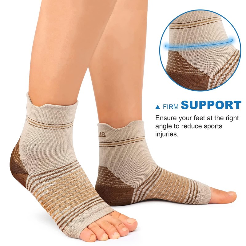 6 Pairs Compression Socks with Arch Support for Plantar Fasciitis