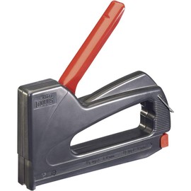 Novus Creative Power J - 02 Large Hobby Stapler Made of ABS Plastic, Handle Lock and Rear Loading Mechanism, for Fine Wire Clips and Round Clips up to 14 mm Length, Ideal for Use