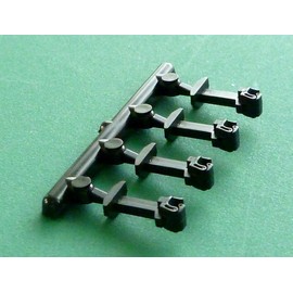N Gauge 8051 Knuckle Couplers (Long Black / 20 Pack)