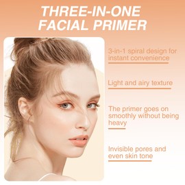 COWANIEE Colour Correcting Primer,face Primer for Mature Skin, Even Complexion Pore Minimizer Primer