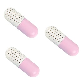 Baluue 3pcs Capsule Shaped Shoes Odour Moisture Absorbing Agent Breathable Dehumidifier for Home and Cute Design Safe Material for Shoe Cabinets