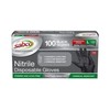 Sabco Black Extra Protection Nitrile Gloves 100 Pack - Large