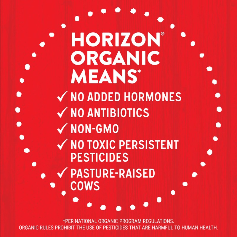 Horizon Organic Shelf Stable Whole Milk Boxes, USDA Certified Organic