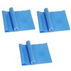 Kisangel 3pcs Fitness Body Building Bands Stretch Exercise Bands for