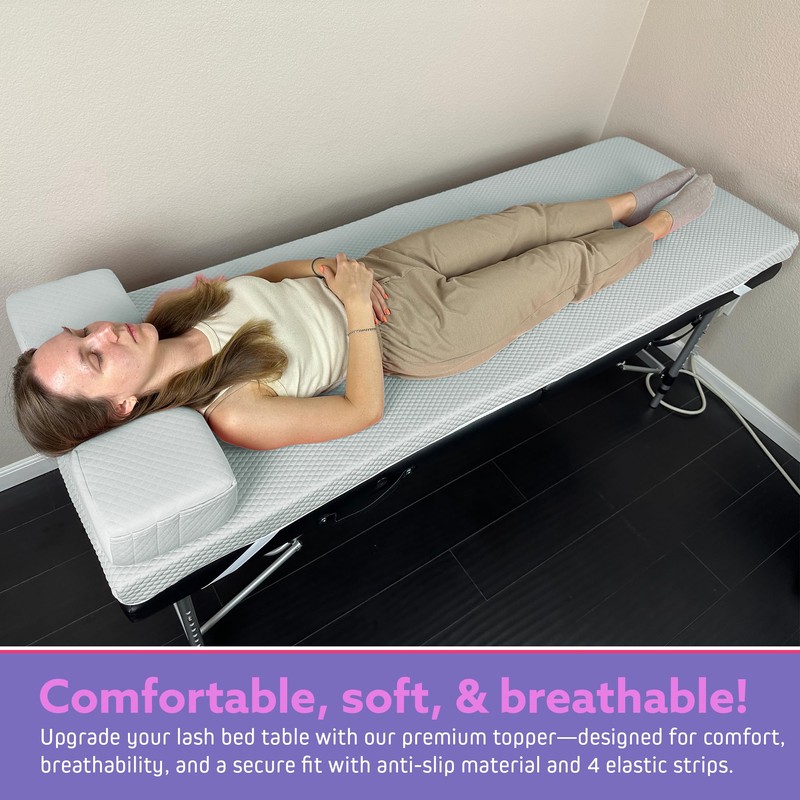 Lash Bed Foam Topper – 2.5 Inch Thick Memory Foam