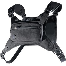 Bolsa de Pecho para Deportes, Deportiva Chaleco para Correr, Bolsa para Hombres Transpirable para el Pecho, Chaleco para Correr Frontal Reflectante, I