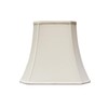 Royal Designs Rectangle Cut Corner Lamp Shade, Eggshell, (5 x